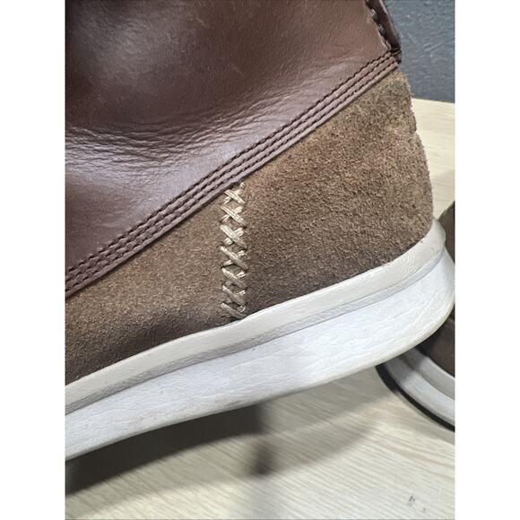Ugg Australia Lamont 1013305 Leather Chukka Boots Lace Up Chestnut Men Size 9